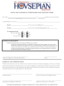 Fillable Field Trip Parental Permission And Release Form - St. Gregory Hovsepian School Printable pdf