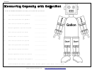 Measuring Capacity With Gallonbot Worksheet With Answer Key
