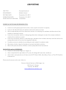 Sample Paraprofessional Job Description Template Printable pdf