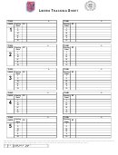 Libero Tracking Sheet - The South Carolina High School League Printable pdf