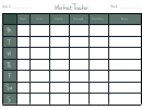 Workout Tracker Sheet