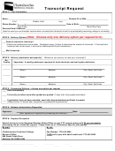 Transcript Request Form - Chattahoochee Technical College