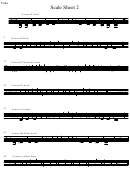 Tuba Scale Sheet