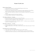 Parent To-Do List - Noah Schoolkit Printable pdf