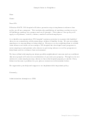 Sample Letter To Neighbors Template Printable pdf