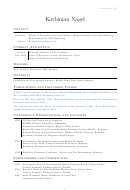 Academic Cv Template Printable pdf
