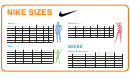 Nike Size Chart - Men, Women, Kids Printable pdf