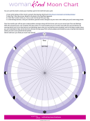 Menstrual Moon Chart 30 Days - Woman Kind Printable pdf