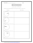 Area Of Circle Worksheet With Answers
