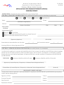 Application For Disabled Person's Special Parking Permit - Division Of Motor Vehicle Licensing Department Of Vehicle Regulation Kentucky Transportation Cabinet