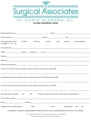 Patient Referral Form - Surgical Associates Of North Alabama