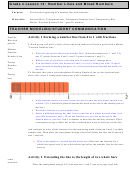 Number Lines And Mixed Numbers Worksheet - Grade 4, Lesson 14 Printable pdf