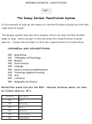 The Dewey Decimal Classification System Math Worksheet - Research Guide 2a Non-fiction