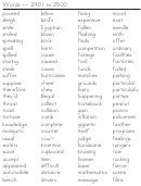 Noun Word List 2401-2500