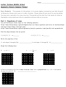 Geometry Honors Summer Packet Math Worksheet - Luther Jackson Middle School