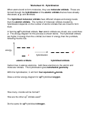 Chemistry Hybridization Worksheet - North Hunterdon High School