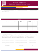 Facilities And Services Equipment Request/checkout Form - Nm State University