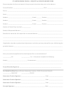 Request For Excused Absence Form - St. Bartholomew School Printable pdf