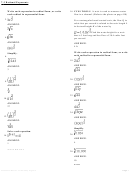 Rational Exponents Worksheet With Answer Key - Ottawa Hills Local School District