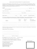Form 159 - Application For Expungement Of Arrest Records