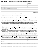 Authorized Representative Request Form