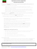 Fillable Form Dor 82916 - Agricultural Land Use Application Printable pdf