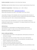 Sample Receptionist In The Oil And Gas Industry Job Description Template