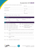 Suspected Lri Sbar Form - Agency For Healthcare Research And Quality Printable pdf