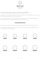 Ring Size Chart For Women - Nusa Printable pdf
