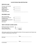 Va Rate Reduction Certification Form