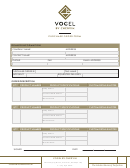 Purchase Order Form - Vogel