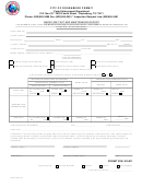 Fillable Backflow Test Permit And Maintenance Report Template - City Of Rosenberg Code Enforcement Department Printable pdf