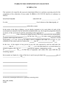Form Pta 206 - Warrant For Completion Of Collection Printable pdf