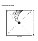 Pinwheel Wreath Template