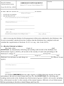 Form Cr-65d - Order Of Expungement