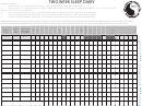 Two Week Sleep Diary Template Printable pdf