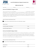 Local Pta Reflections Program Consent Form Printable pdf