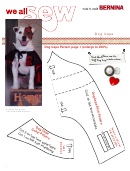 Dog Cape Sewing Template