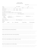 Counseling Intake Form - Providence Church
