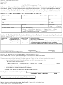 Oral Health Assessment Form - California Department Of Education Printable pdf