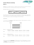 Part 2 Cystic Fibrosis Activity Genetics Worksheet Printable pdf