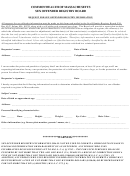 Request For Sex Offender Registry Information Form - Sex Offender Registry Board Commonwealth Of Massachusetts