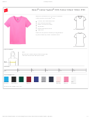 Hanes Ladies Talless 100% Cotton V-Neck T-Shirt 5780 Size Chart Printable pdf