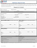 Form Dhp160 - Request For Contract Form - Driscoll Health Plan Printable pdf