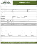 Employee Profile Template - Majestic Payroll Services Printable pdf
