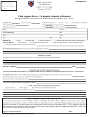 Foia Appeal Form To Appeal A Denial Of Records - Grand Traverse Rural Fire Department