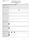 Form 6 - Application For Permit To Cremate Printable pdf
