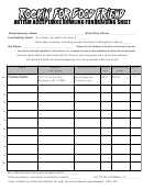 Autism Acceptance Bowling Fundraising Sheet - Rocking For Good Friend