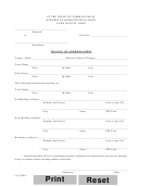 Change Of Address Form - Court Of Common Pleas - Lake County