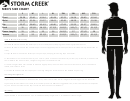 Men's / Women's Size Chart - Storm Creek